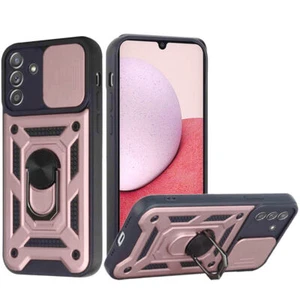 Elite Series Hybrid Case with Ring Grip and Camera Lens Cover for Samsung Galaxy - Picture 1 of 4