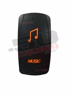 Interruptor basculante de música personalizado Orange Ranger RZR Maverick Commander Viking Teryx UTV Foto 1 de 4