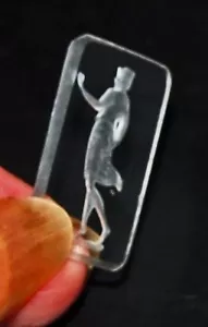 2 Mythlical INTAGLIO LADY GODESS ROMAN ETRUSCAN Greek Vintage Glass rare - Picture 1 of 5