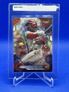 2023 Bowman's Best Baseball #65 Jordan Walker RC Refractor Cardinals - Picture 1 of 2