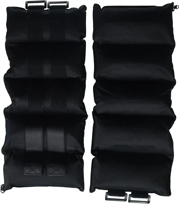 Par de pesas de tobillo ajustables para correr fitness brazo de muñeca gimnasio en casa ejercicio 20 lb Foto 1 de 4