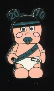 Vinylmation Mystery Collection Holiday 1 New Years Baby LE Disney Pin 73119 - Picture 1 of 1