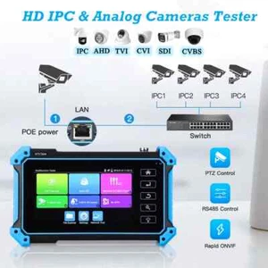 Probador de CCTV de 5,4" IPC-5200C/IPC-5100 Probador de IP 4K Probadores de Monitor HDMI VGA CCTV - Imagen 1 de 9