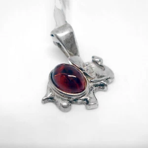 Ciondolo in argento sterling ambra danese, ciondolo in argento ambra danese - Foto 1 di 8