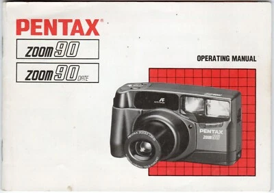 Pentax Zoom 90 Operating Manual Booklet - Image 1 of 2