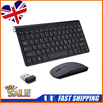 UltraSlim 2.4G Wireless Keyboard and Mouse Set Cordless Mice For PC MAC Laptop - Image 1 of 4