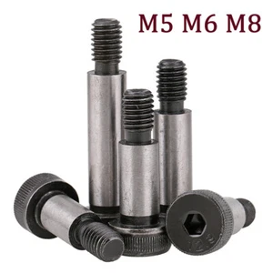 M5 M6 M8 Socket Cap Shoulder Screws High Tensile 12.9, Allen Key Bolts Hex Head - Picture 1 of 5
