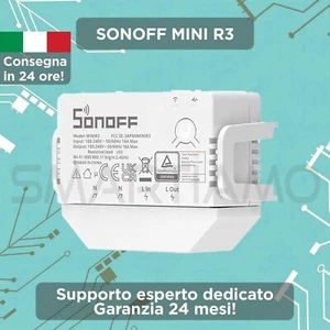 SONOFF MINI R3 Interruttore smart WiFi 16A app ewelink non richiede neutro - Bild 1 von 6