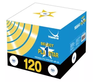Yasaka Select 1* Yellow Coach Balls 120 Box - Picture 1 of 1