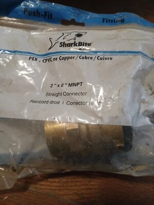 Sharkbite 2XL SB115450M 2" X 2" MNPT Male Adapter - Push-Fit Fitting 52977