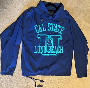 Cal State Long Beach CSULB Jacket Windbreaker Pullover