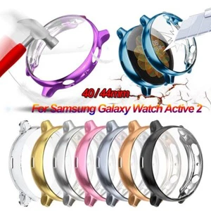 Screen Protector TPU Watch Case For Samsung Galaxy Watch Active 2 Electroplate - Zdjęcie 1 z 30