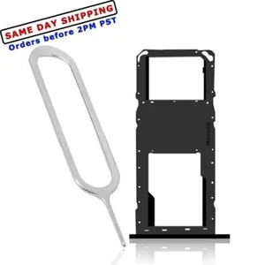SIM and Memory Card Tray Holder w/ SIM Pin for Samsung Galaxy A11 SM-A115U - Picture 1 of 1