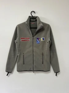 Vinage Prada Milano St Moritz Ski School Switzerland Fleece Jacket womens sz M - Picture 1 of 24