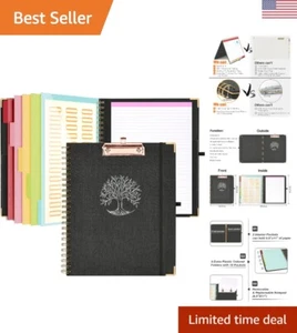 Clipboard with Storage - Cute Spiral Design - 5 Folders - Office & School Supply - Picture 1 of 8