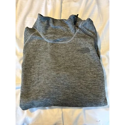 Pullover The North Face Mattea Embudo Cuarto Cremallera Agujero para el Pulgar Gris Atlético - XL Foto 1 de 4