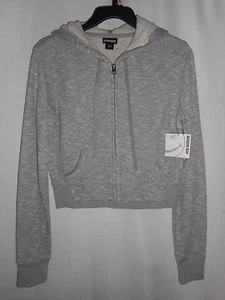Joe Boxer Junior Niñas Sudadera con Capucha Gris Cremallera Talla M Nueva con Etiquetas - Imagen 1 de 3