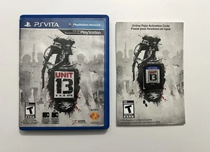 Unit 13 - Sony Playstation Vita PS Vita - CIB Complete - Picture 1 of 2