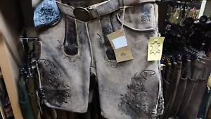 Himmelarschundzwirn Lederhose Sonntag vegatabil-natur schwarz Gr.56,-40% reduz. - Bild 1 von 5