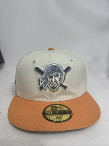New Era 59Fifty Mütze Pittsburgh Pirates Pastell Punch/Creme Orange Größe 7 1/4 - Bild 1 von 13