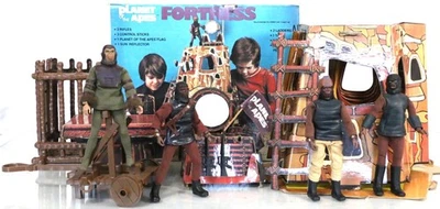 MEGO, El planeta de los simios Fortaleza, con 4 simios y accesorios, ¡RARO!, Lote 315 Foto 1 de 4