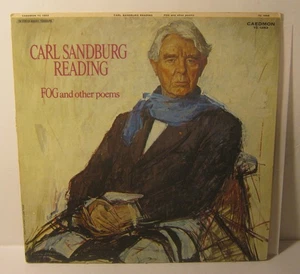 CARL SANDBURG Reading FOG and Other Poems Phonograph Record Album LP - Foto 1 di 3