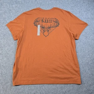 NWT 5.11 Tactical Shirt Mens XL Orange Deer Hunting Graphic Short Sleeve - Picture 1 of 12