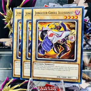 3x Yugioh Playset Jongleur-Ghoul Illusionist MP25-EN311 Common 1st Ed Near Mint - Picture 1 of 1