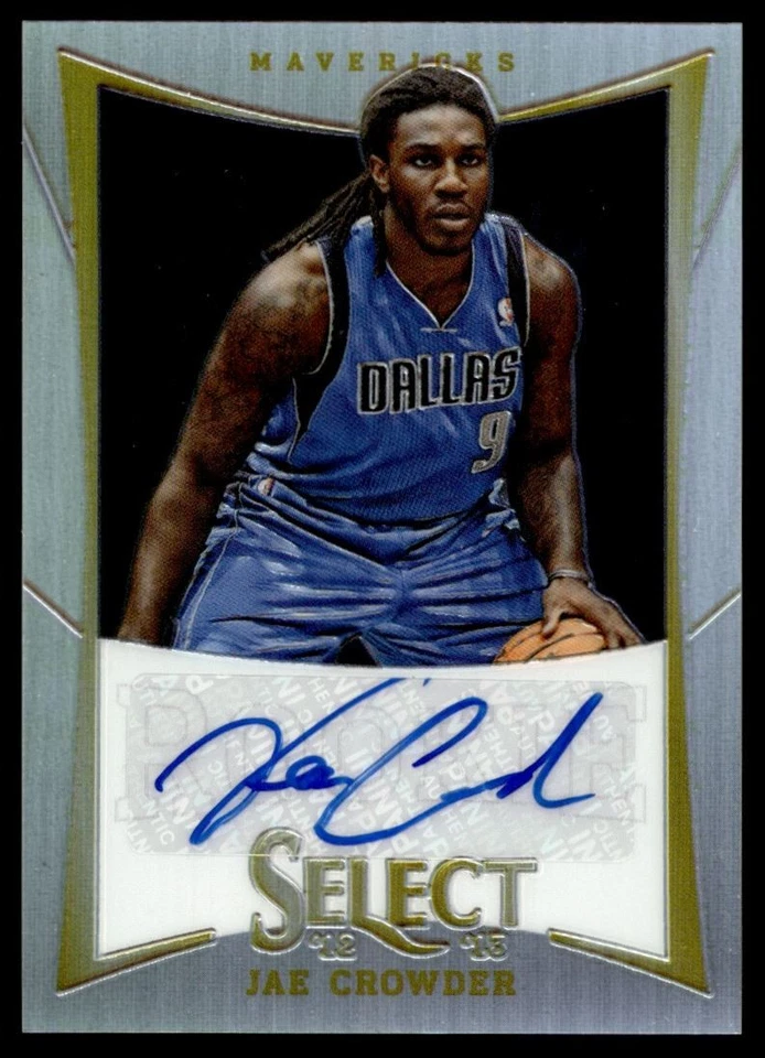 2012-13 Panini Select SILVER Jae Crowder Auto /199 Mavericks #216 A6 - Image 1 of 2