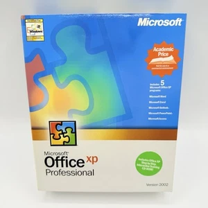 Microsoft Office XP Professional Version 2002: Academic. NEW FACTORY SEALED - Picture 1 of 8