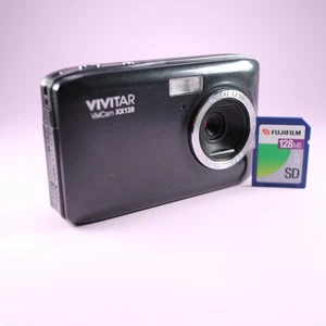 Vivitar Digital Camera Vivicam XX128 20.1MP Black Tested - Picture 1 of 9