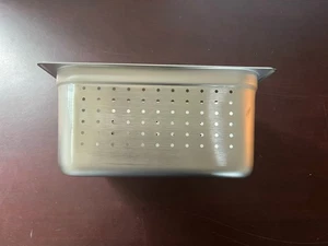 (Non-Branded) Half Size Steam Pan Strainer – 6 Piece Set – Stainless Steel - Picture 1 of 4