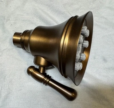 ROHL 4" Mantova Adjustable Showerhead English Bronze WI0123EB Shower Head ⭐NEW⭐ - Image 1 of 3