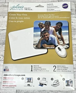 Personalized Mouse Pad Kit Inkjet Printer Wilton jolee's Boutique Transfer Kit - Picture 1 of 5