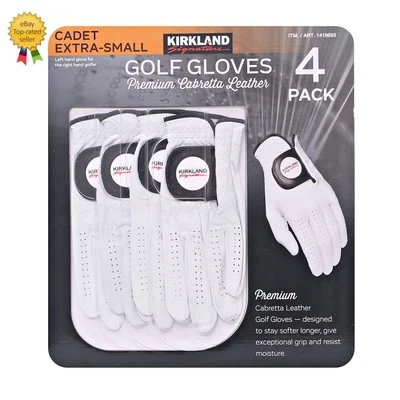 Kirkland Signature Golf Gloves 4-Pack XS - Left Hand Glove 🔸Tracking🔸 - Image 1 of 4