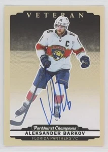 2022-23 PARKHURST CHAMPIONS VETERAN AUTO ALEKSANDER BARKOV PANTHERS - Picture 1 of 2