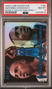 1998-99 Flair Showcase Legacy Collection Row 1 /99 Anfernee Hardaway #18L PSA 8 - Bild 1 von 2