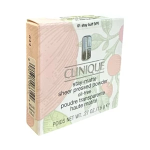 CLINIQUE STAY MATTE SHEER PRESSED POWDER OIL FREE .27 OZ / 7.6 G - Picture 1 of 5