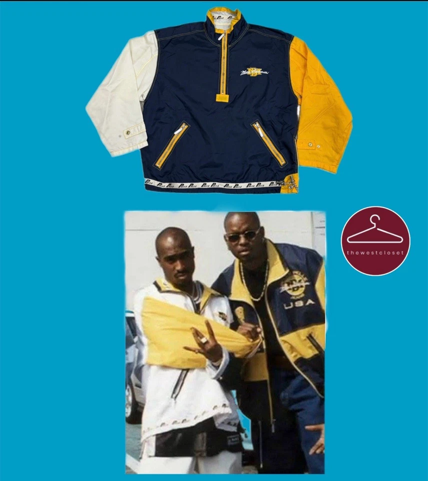 Marc Buchanan Pelle Pelle Tupac Jacket Vintage 2pac Grail - Imagem 1 de 1