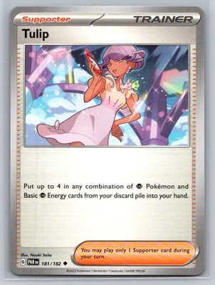 Tulip #181/182 SV04: Paradox Rift Uncommon - Pokemon Cards D80 - Image 1 of 2