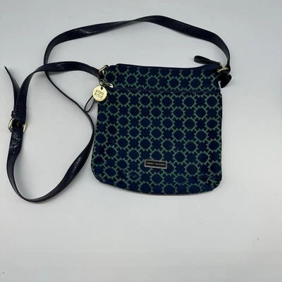 Tommy Hilfiger Navy & Green Crossbody Bag  - Image 1 of 4