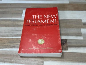 ✅New Testament Bible ✅KJV ✅Billy Graham Special Crusade Edition✅Psalms Proverbs - Bild 1 von 13