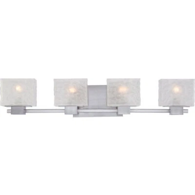 Quoizel Lighting MLD8604BN Melody - 4 Light Bath Bar - 6.5 Inches high - Image 1 of 4