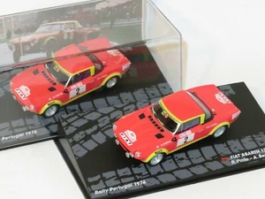 1/43 Fiat 124 Abarth Rally Rally Portugal 1974 #2 R.Pinto / A.Bernacchini - Picture 1 of 6