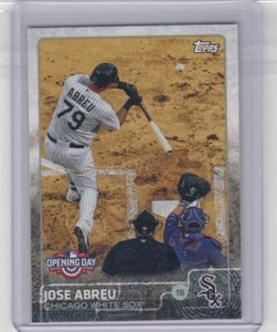 2015 Topps Opening Day JOSE ABREU SSP Photo/Image Variation #105 White Sox - Picture 1 of 2