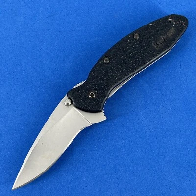 Kershaw Scallion 1620ST Folding Pocket Knife; Flipper Serrated Blade - Very Good - Image 1 of 4