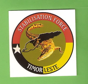 #D57. AUSTRALIAN & NEW ZEALAND MILITARY STICKER - EAST TIMOR STABILISATION FORCE - Bild 1 von 1