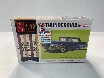 1960 Ford Thunderbird Hardtop 1:32 Exact Scale Plastic Model  Kit from AMT New! - Image 1 of 3