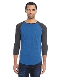 Threadfast Apparel T-Shirts Unisex Triblend 3/4-Sleeve Raglan 302G - Picture 1 of 26