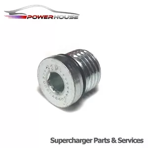 Jaguar F-Type R/SVR S 5.0 Supercharger OIL FILL DRAIN PLUG Eaton 2014 2015 2016+ - Picture 1 of 3